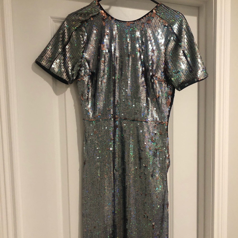 Sequined Midi Dress